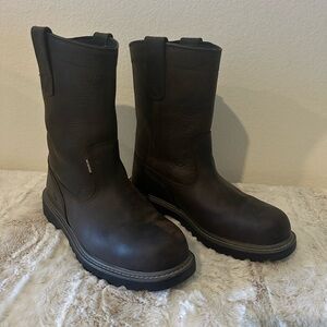 Wolverine Dark Brown Leather Boots